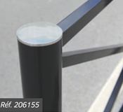 Barrière type Croix de Saint-André traditionnelle et élégante - Longueur 1072 ou 1572 mm - Trois cadres et quatre pommeaux au choix - LIGNE PROVINCE_4