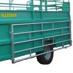 Betaillere 2 essieux - remorque bétaillère - mazeron - pont hydraulique de 2.20m de long_4