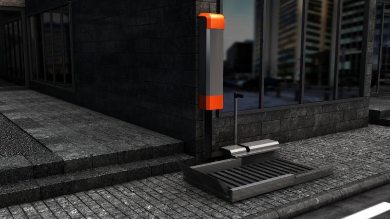 Plateforme simple, compacte et discrète  pour obstacles jusqu'à 500mm - Cibes SwingOn_4