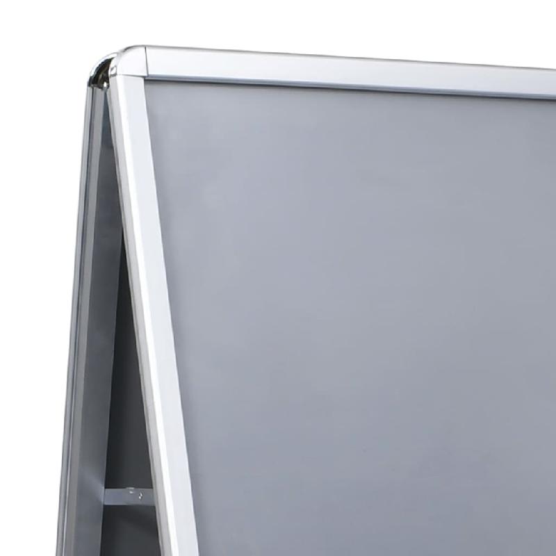 Vidaxl support d'affiche a1 pour clients aluminium 51203_4