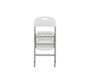 ZL-D52 - Chaise pliante en résine blanche - Zhejiang Huzoli Metal Products Co., Ltd - Modèle robuste testé pour 1000 lb_4