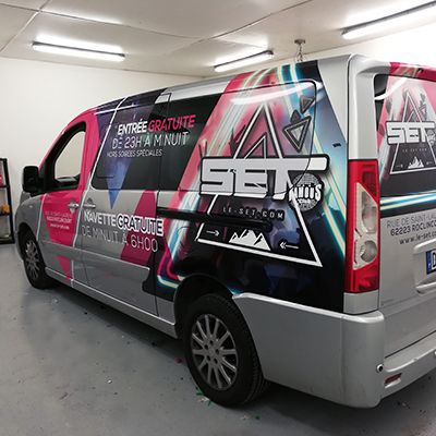 Marquage véhicule avec pose garantie pour petit utilitaire
