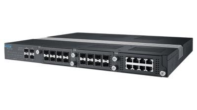 Switch industriel Ethernet manageable et modulaire L3 - 24 ports GbE + 4 ports SFP+ 10G - Référence: EKI-8528-4XF-A_4