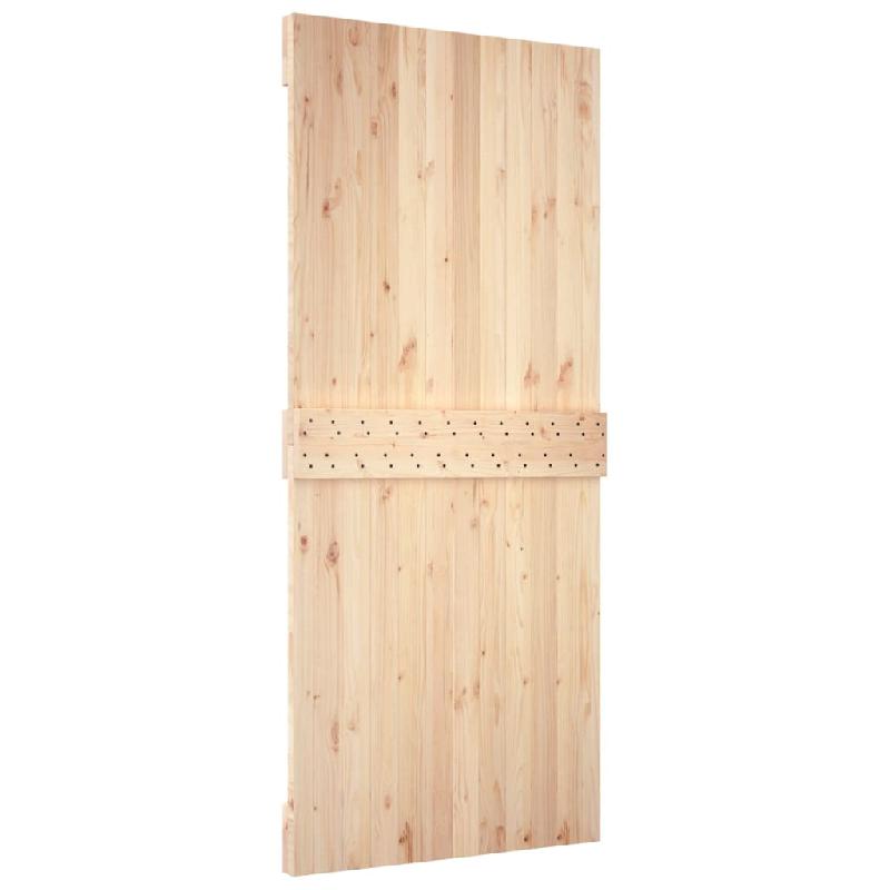 Vidaxl porte narvik 100x210 cm bois massif de pin 154435_4