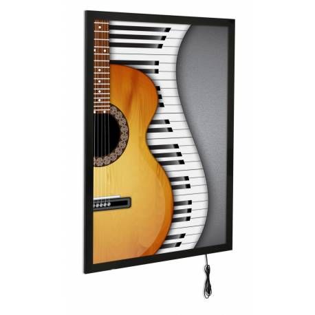 8064 - Cadre porte-affiche LED Afix Diffusion - A4 à fermeture magnétique, éclairage LED homogène_4