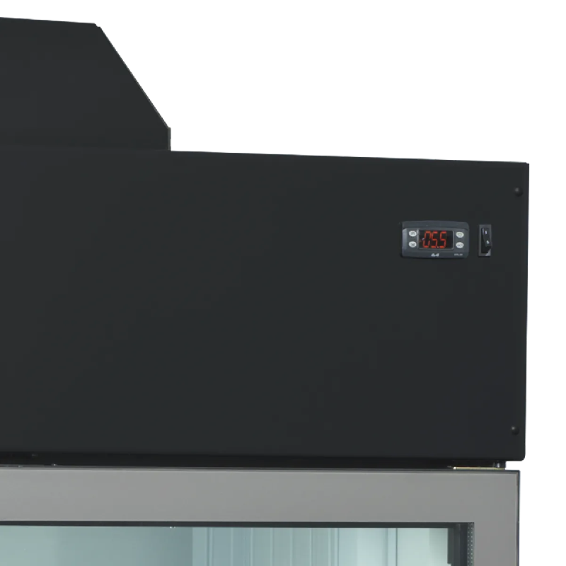Congélateur armoire de supermarché MTF210B Noir TEFCOLD_4