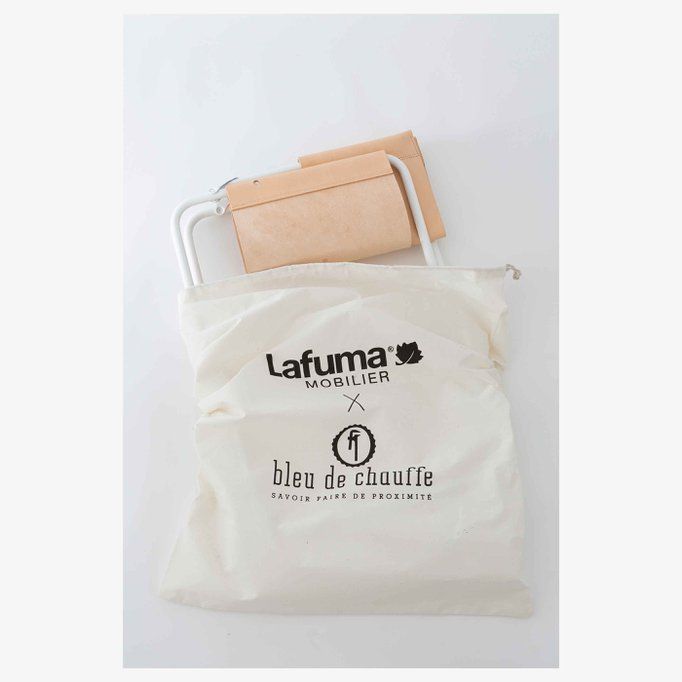 Lfm5044_9626 - chaise pliante en cuir naturel tanné végétal - Lafuma - en tube d'acier_4