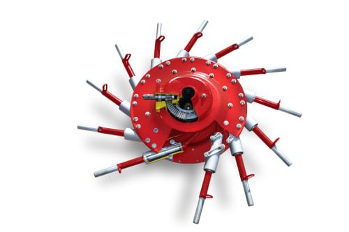 9542 - Andaineur mono rotor Kverneland - largeur de travail 4,20 m - boîtier sans entretien_4