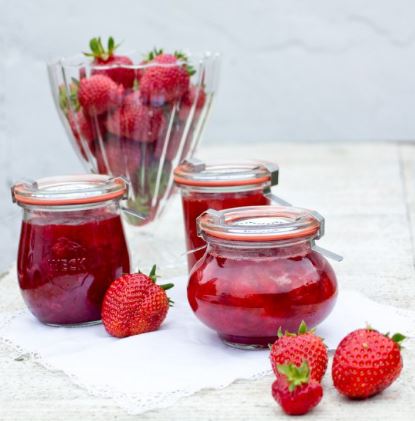 Bocaux en verre WECK Corolle 220 ml Ø 60mm - couvercles en verre et joints (clips non inclus) - CJ5902205_4