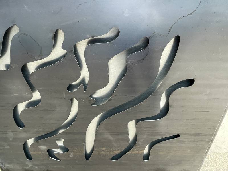 Jardinière géante en acier Corten 1200 x 1200 mm, épaisseur 3 mm - MTCP, création sur mesure pour un futur gîte_4