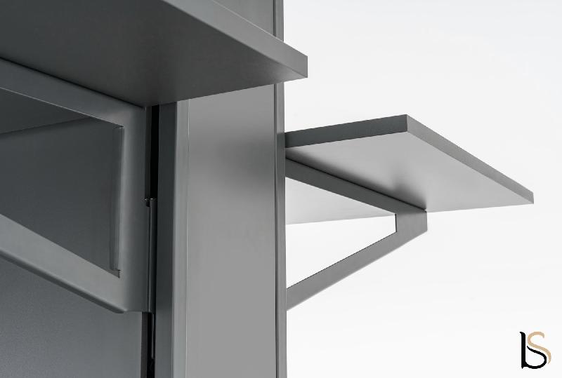 Bureau électrique 2 personnes Flow - MDD - 180, Anthracite_5