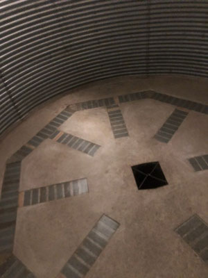 Réseau de ventilation sur roues pour céréales, idéal pour cellules de 30 à 160T_4