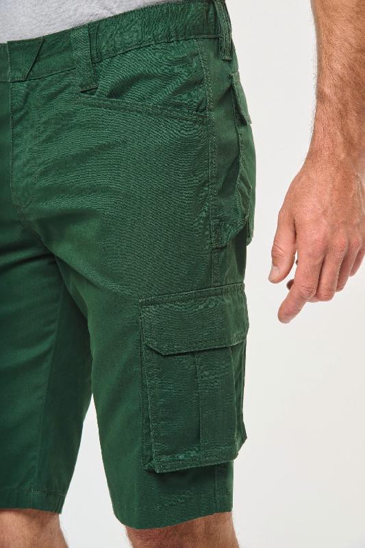 Bermuda multipoches écoresponsable homme - WK713 - coton bio, polyester recyclé, élasthanne_4