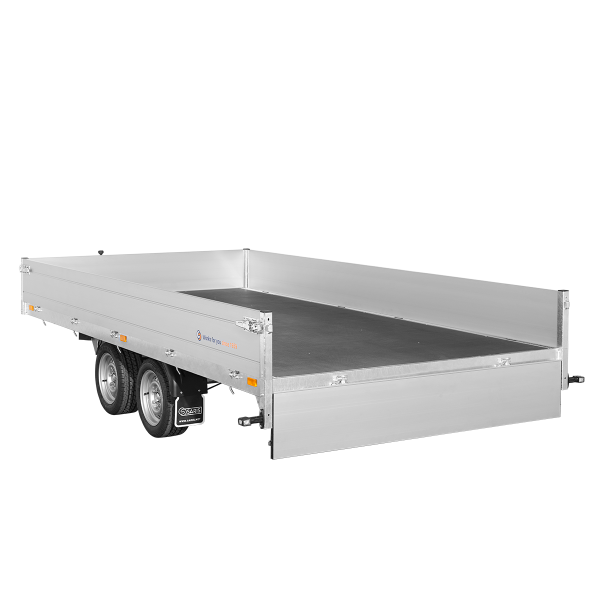 Remorque roues dessous - 4,06 X 2,04M - 2700 KG - SARIS PL 406 204 2700 2_4