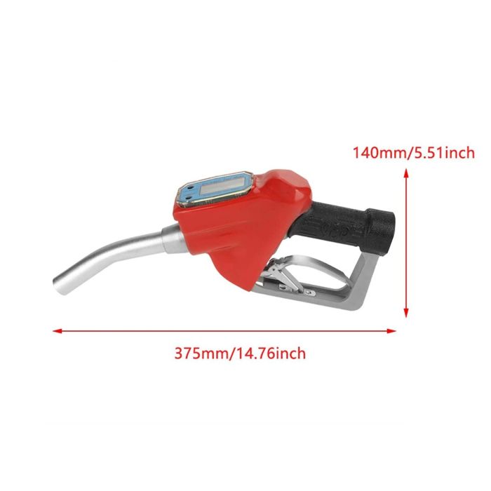 Pistolet de remplissage - Débitmètre digital 60L/min - Raccord 1'' - Diesel, essence, kérosène_4