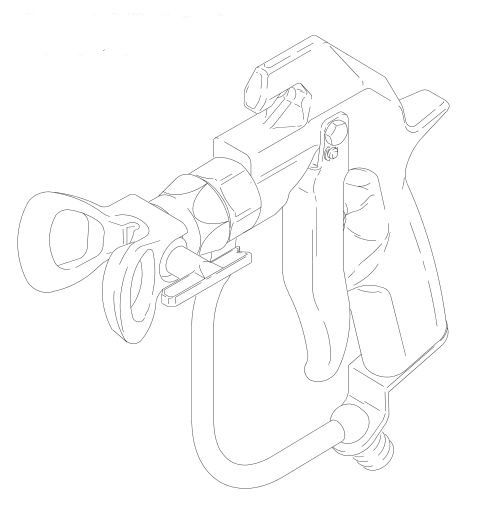 308491m pistolet de pulvérisation sans air manuel à texture haute résistance - graco - 276 bar_4