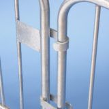 B328VGA barrières urbaines - Mottez - finition galvanisée à chaud - barrière de police 1,98m_4