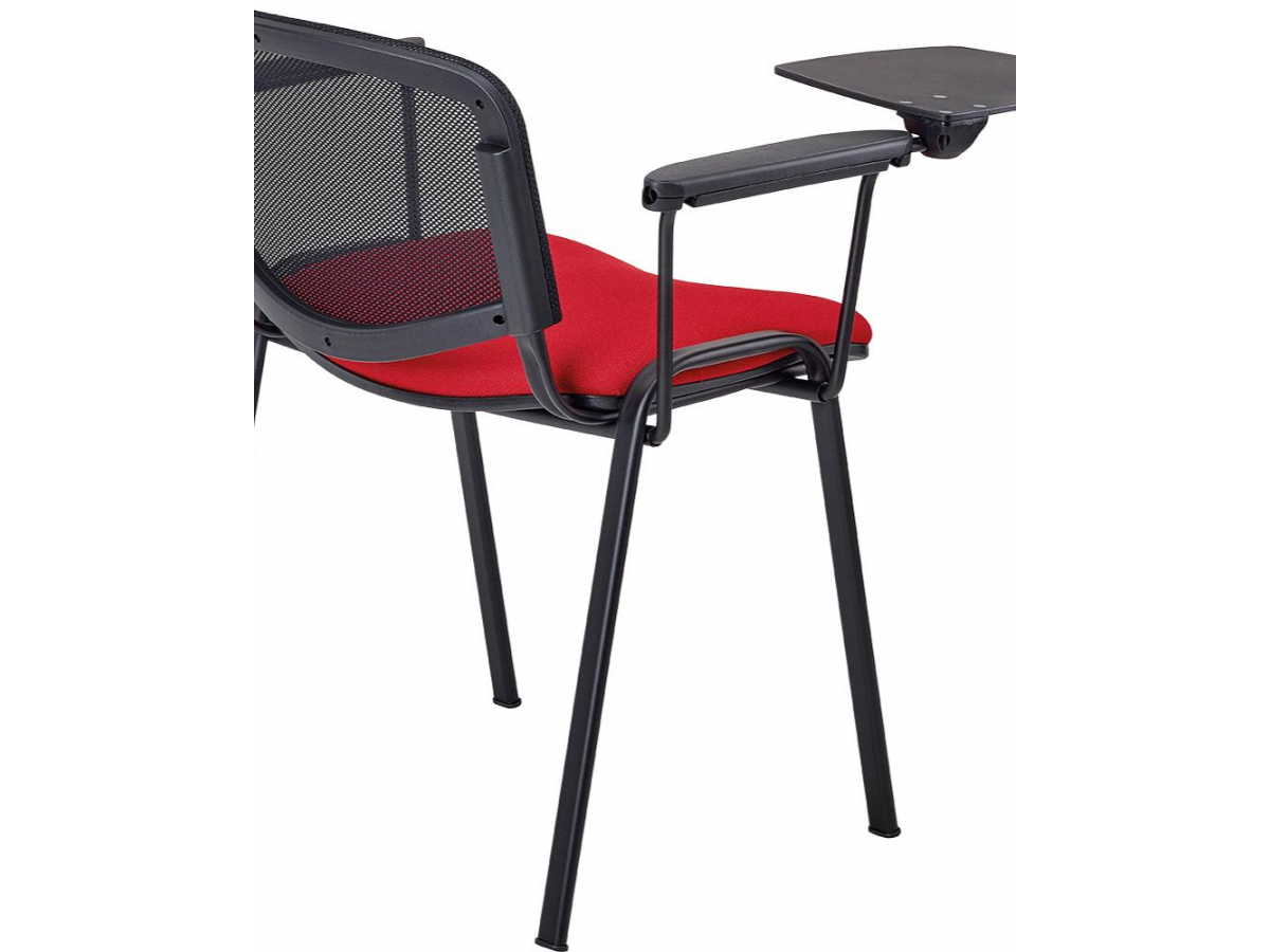 Chaise d'accueil multi-usage LENA - dossier en résille, empilable et confortable_4