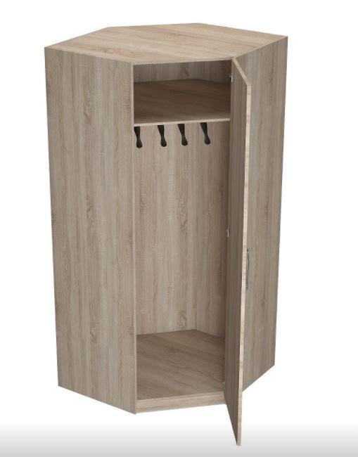 Composition angle lit escamotable Vertigo chêne naturel 411x100 cm avec couchage 160x200 cm et rangements intégrés_4