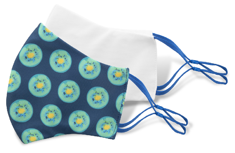 Masque facial personnalisé - deux couches - lavable et réutilisable - élastiques ajustables - impression sublimation_4