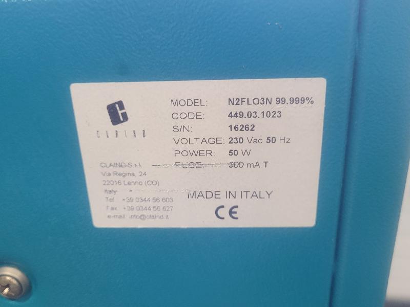 Générateur d'azote CLAIND N2FLO 99,999%_4