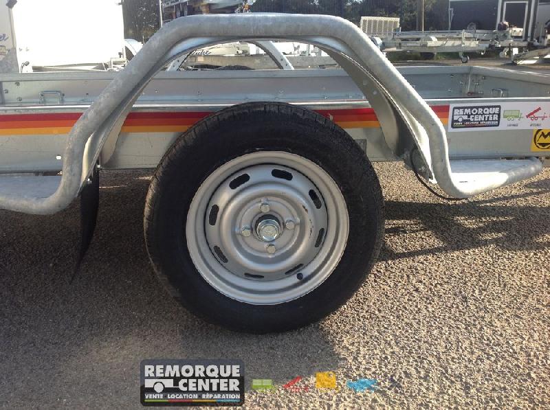 Remorque plateau MECANOREM - RPMS 901 F - PTAC : 1300 Kg - 1 essieu freiné - 305 x 170 cm - Reference -FOURGON_C700 ALU_4