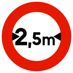 Panneau prescription temporaire BK11_4