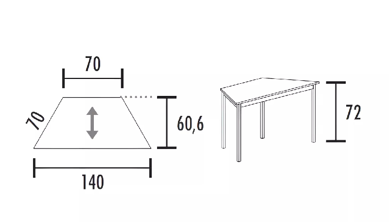 Table polyvalente trapézoïdale So Velada_4