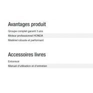 Power HX 4000 - Groupe électrogène Kohler - Gamme INTENS - Puissance max 3,70 kW - 50 Hz - 230 V_4