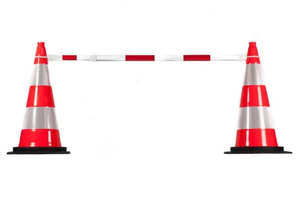 Cône barre rétractable 