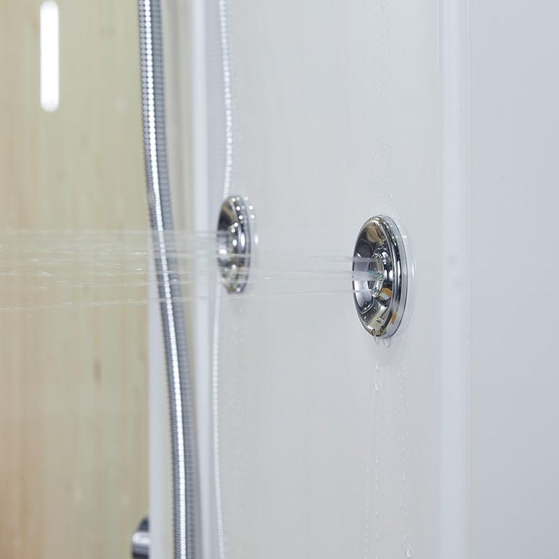 SAUNA DOUCHE HAMMAM BOREAL® SH180-G BLANC GAUCHE_4