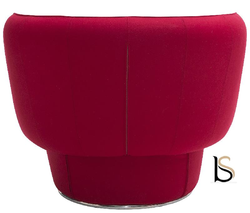 Fauteuil 1 place Venice - Softline. - Feld Gris 620_4