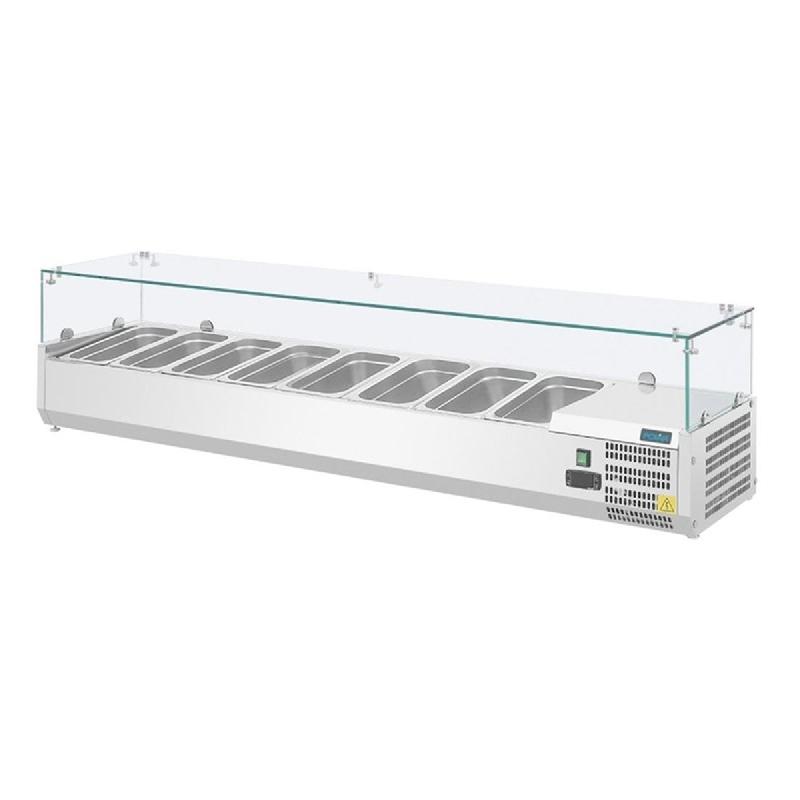 Saladette réfrigérée 8 bacs GN 1/3 Série G | Polar - GD877_4