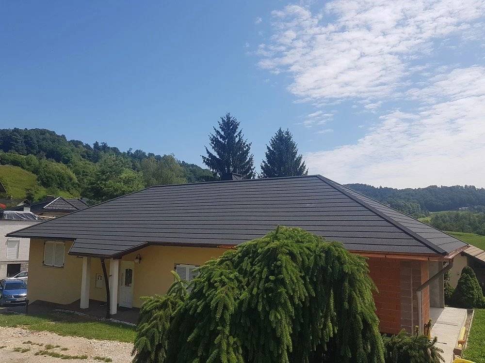 Panneaux aspect ardoises et tuiles métalliques - Revêtement en pierre naturelle - METROTILE® interlock iPANEL - 205 x 375 mm_4