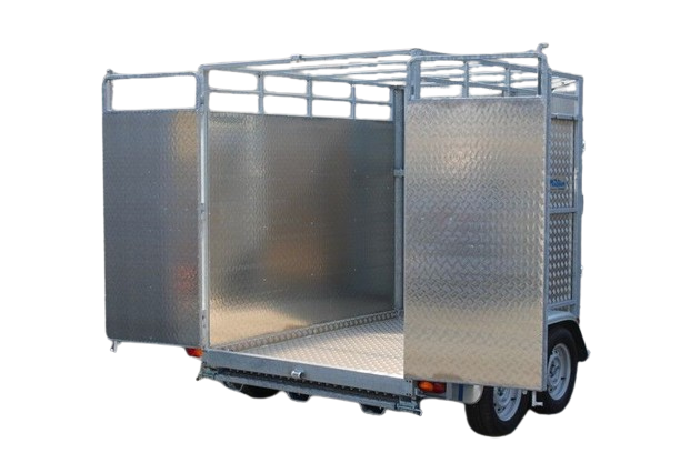 Remorque pour transport d'animaux - 2 places - 3,00 x 1,50 x 1,85 m - 2000KG - MAGNUM VAN BOVIN 200VB3 ALU_4