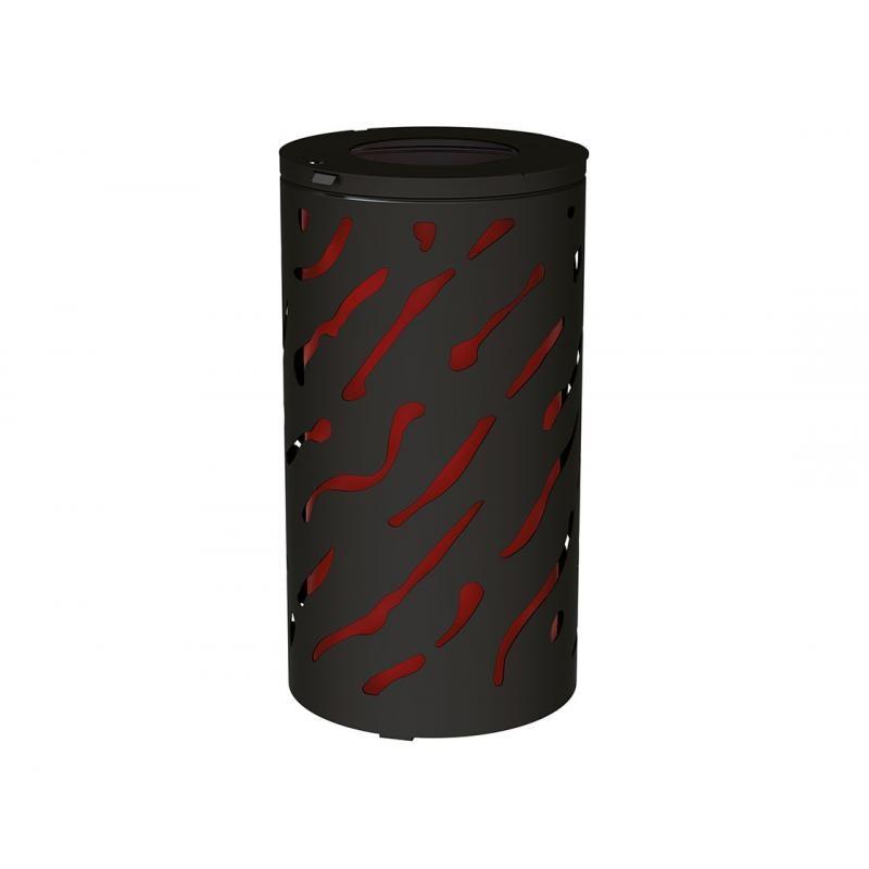 Corbeille Venise - 80 litres - Acier et tôle découpée - Fabrication française_4