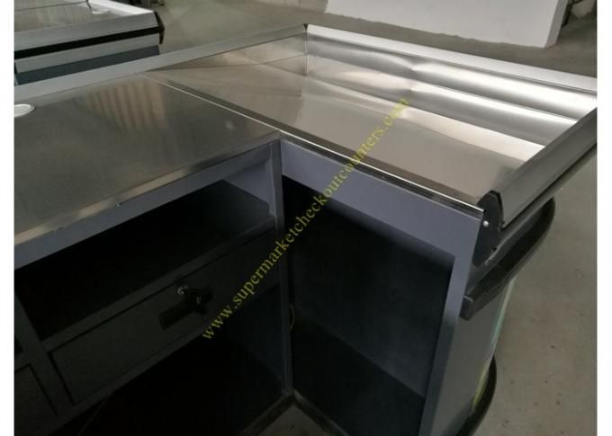 ECC-043 - Sortie de caisse - Guangzhou Eco Commercial Equipment Co., Ltd - Dimensions L1800 x W900 x H850mm - Feuillard épaisseur 0.8mm à 1.5mm_4
