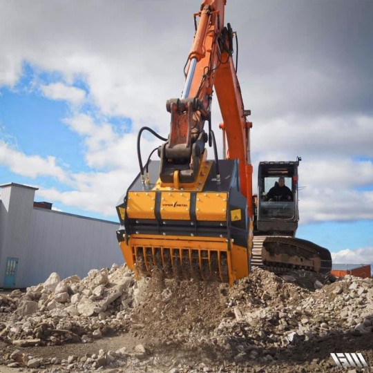 Godet concasseur Série VPCH - Fabrication finlandaise - Pour pelle de 22 à 40 tonnes - Marque VIPER METAL_4