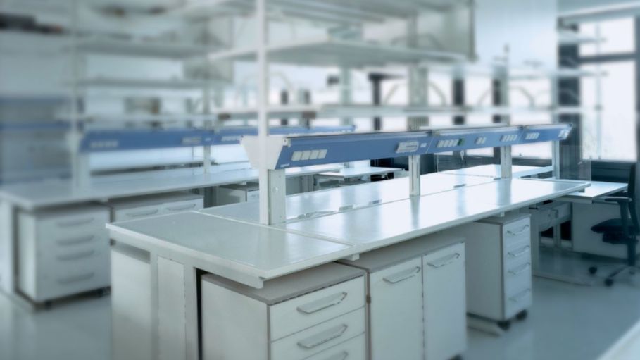 Keralab - plans de travail et éviers pour laboratoire - systemceram - particulièrement solide_4