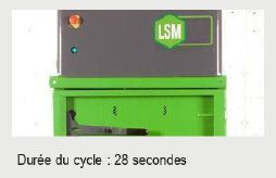 Presse à balles compacte pour glassine : solution performante pour supports d'étiquettes et déchets siliconés._0