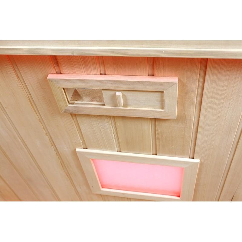 SAUNA INFRAROUGE BOREAL® SIGNATURE - 200 À SPECTRE COMPLET - 200X135X205_4
