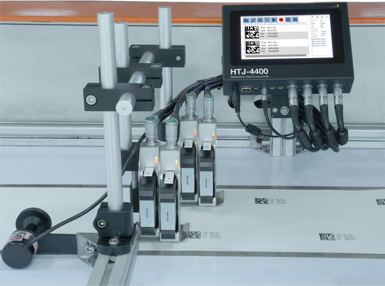 Imprimante à jet d'encre avec 1 à 4 têtes pour impression haute résolution - HITACHI HTJ-4400_4