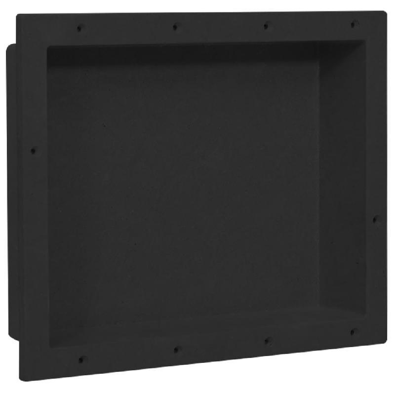 Vidaxl niche de douche noir mat 41x51x10 cm 151394_4