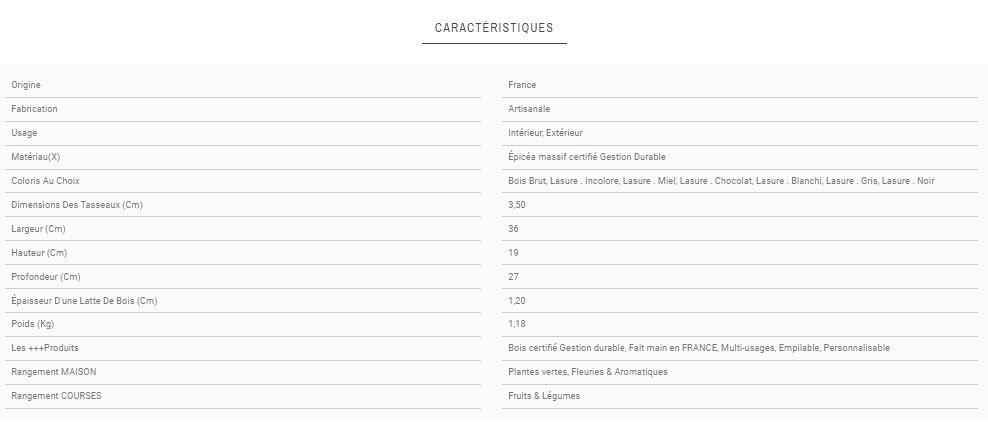 L1 - Caisses en bois - Simply à Box - L36 x H19 x P27 cm - Bois brut et 6 coloris de lasure à l'eau_4