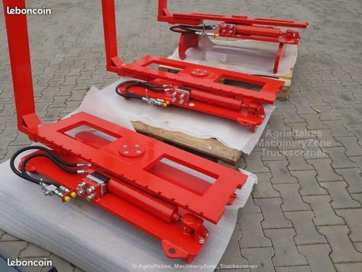 Retourneur de palox et palettes à tête rotative - OP SM ISO 2 pour chariot élévateur, capacité 2000 kg_4