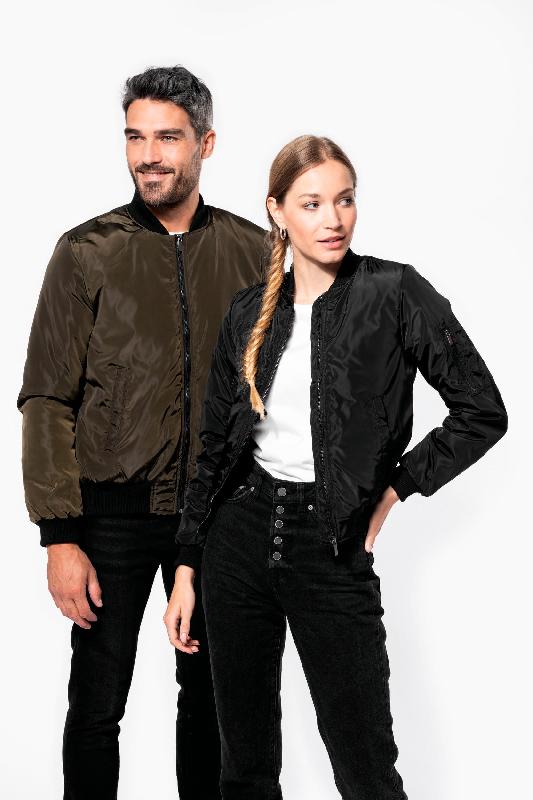 Blouson bomber homme - Réf: K6122 - Kariban - Doublure matelassée et look citadin_4