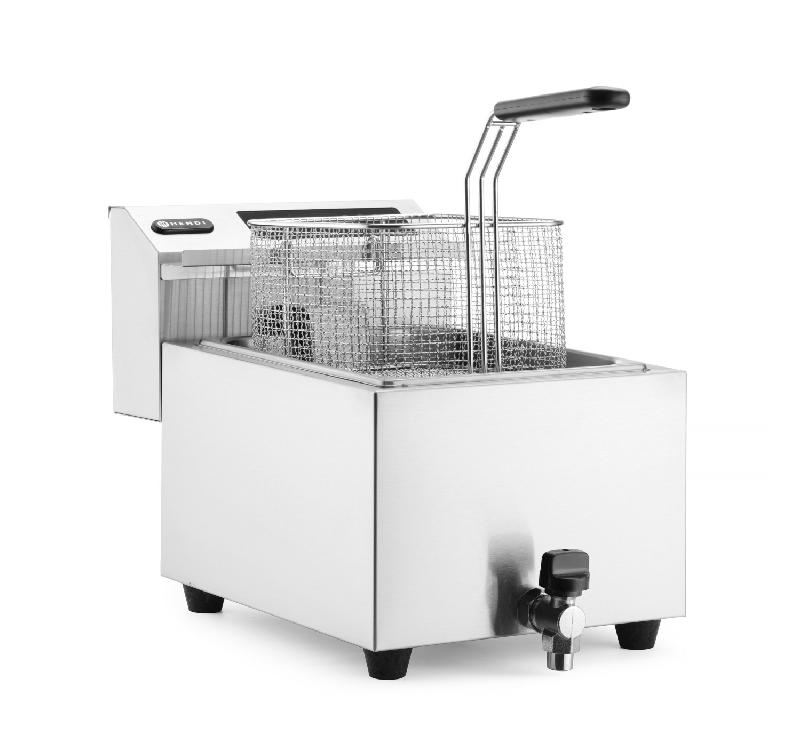 Friteuse Profi Line avec robinet de vidange numérique 8L 230V HENDI_4