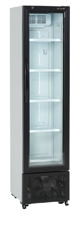 Réfrigérateur à boissons - Gamme FS Slim - Porte vitrée - Finition noire ou blanche - Référence FS176H_4