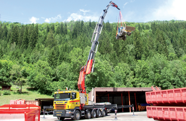 Grue auxiliaire Fassi F1950RA HE-Dynamic - capacité 137,6 tm - bras hydraulique jusqu'à 31,30 m_4