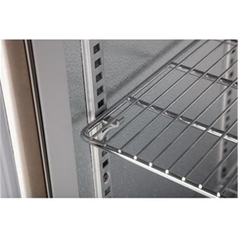 Arrière-bar trois portes pivotantes Série G inox 330L | Polar - GL009_4